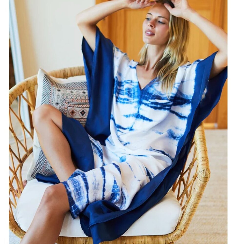 Emerson Fry Tie Dye Caftan | Indigo Vendor Emerson Fry, XS/S